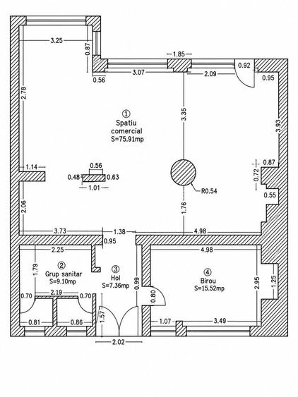 Spațiu comercial de închiriat – zona Dorobanților | 108 mp | Comision 0% - 5