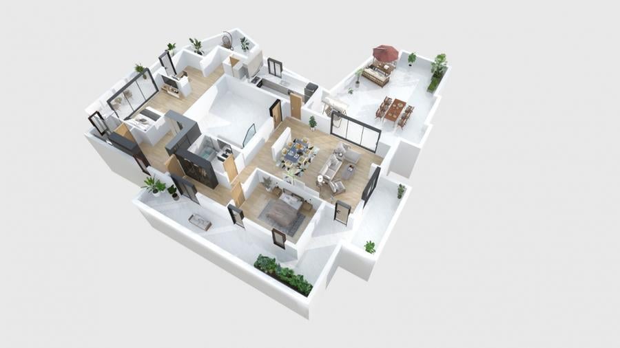 Mosilor Boutique II - Penthouse cu terasa de 60mp, priveliste libera 360grade