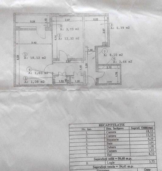 Apartament 2 camere de vânzare | Piața Domenii | Decomandat | Reabilitat