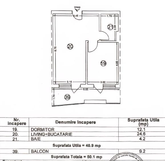 Mamaia  Apartament 2 camere vedere la mare mobilat utilat parcare privata  et.1 - 7
