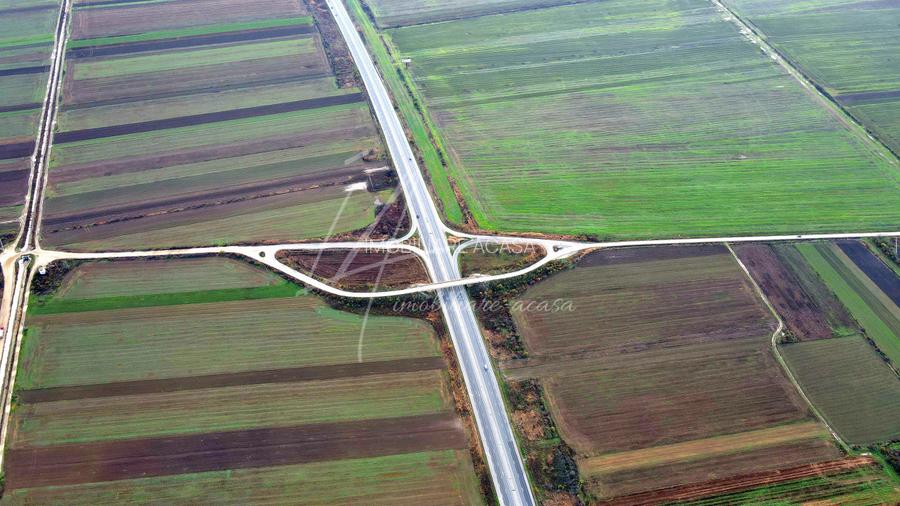 Teren intravilan curti-constructii, industrial, Autostrada A1 - km 62 - 24
