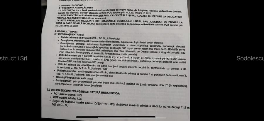 Teren 920 mp cu 2 fronturi - 4