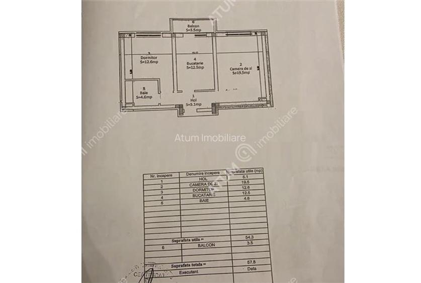Apartament cu 3 camere decomandate loc privat de parcare zona Selimbar - 7