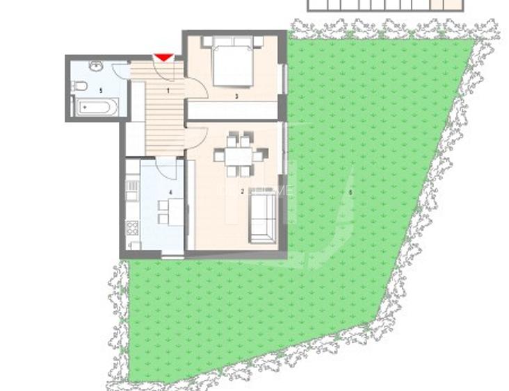 Apartament 2 camere cu gradina in zona strazii Frunzisului - 2