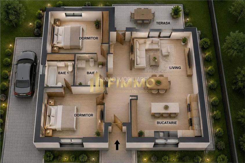 Casa Individuala | Parter | 320 mp | La Cheie | Ipotesti | ID:1760 - 3