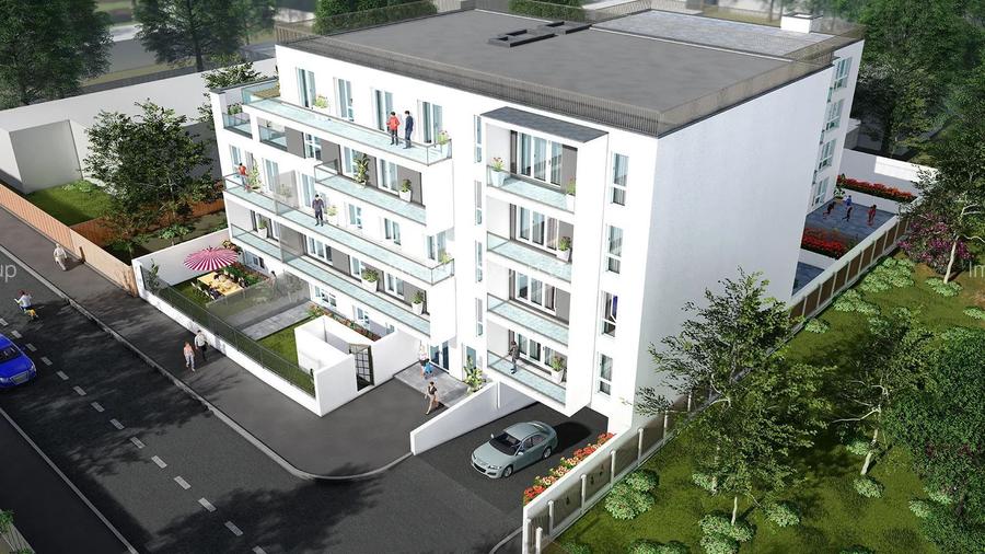 Sisesti, teren cu autorizatie de construire S + P+ 3E + 4R - 6