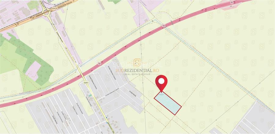 Lot de teren intravilan, 500 mp, Bd. 1 Mai, intrare Comuna Berceni - 5