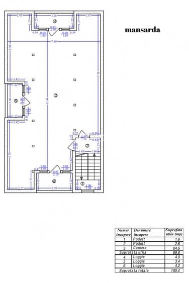 Casă S+P+E+M, 5 dormitoare, mansardă 85 mp, garaj – zona Brâncoveanu - 18