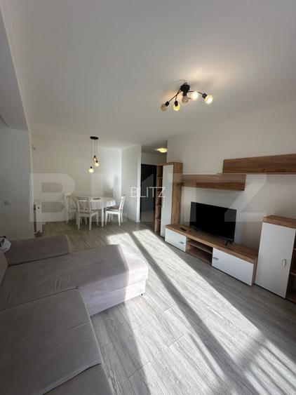 Apartament 57 mp, balcon, parcare, mobilat modern, zona Eroilor Floresti - 3