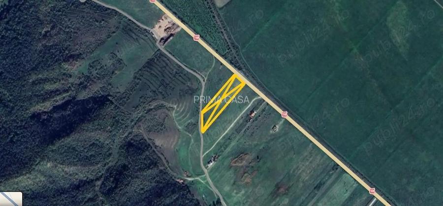 Teren intravilan zona Candesti BZ 10.000mp d=52m la DN10 Pret: 12 mp neg. - 5