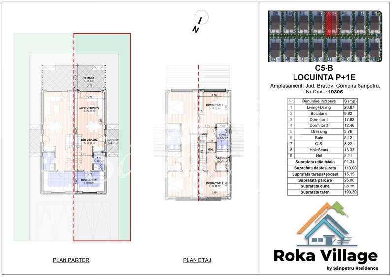 Dezvoltator: Duplex 3 Camere- Încălzire în Pardoseală- Predare Aprilie 2025 - 2