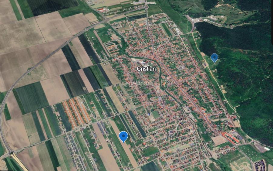 Teren 920 mp - intravilan Cristian - 3
