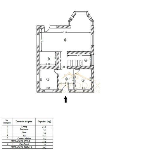 Vila moderna 4 camere // 114 // teren 440mp / Tunari/ Localitatea Dimieni - 2