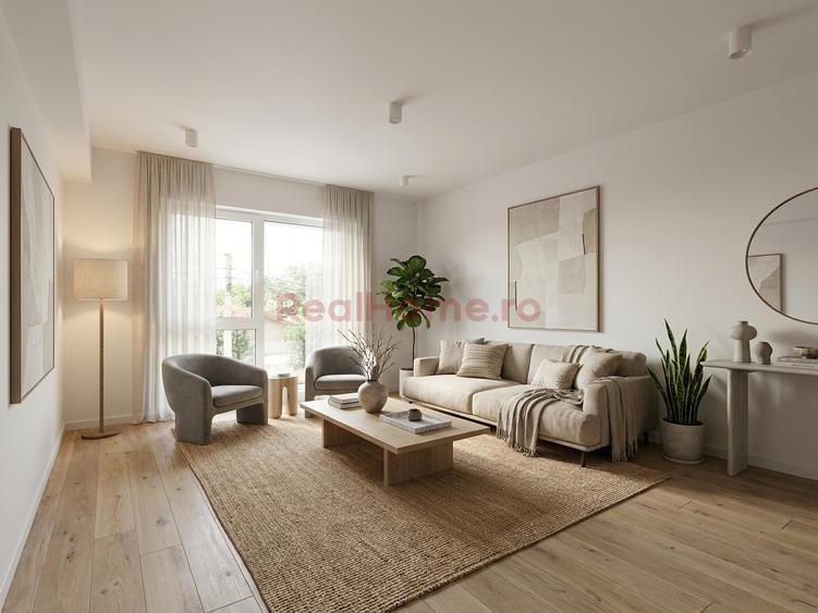 Apartament 2 camere decomandat, 56,7 mp + geam la baie – bloc nou Trapezului