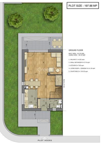 Casă tip duplex, toate dotările, P+E, 2026, GreenDale Residence - 12
