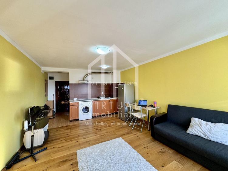 Garsoniera mobilata, 28mp utili, etaj 2/6, bloc cu lift, Broscarie - 2