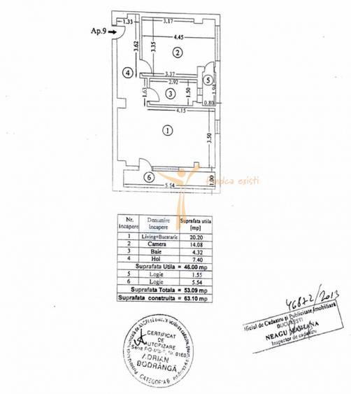 2 camere I bloc 2013 I etaj 3/3 I Bucurestii Noi I Damaroaia - 9