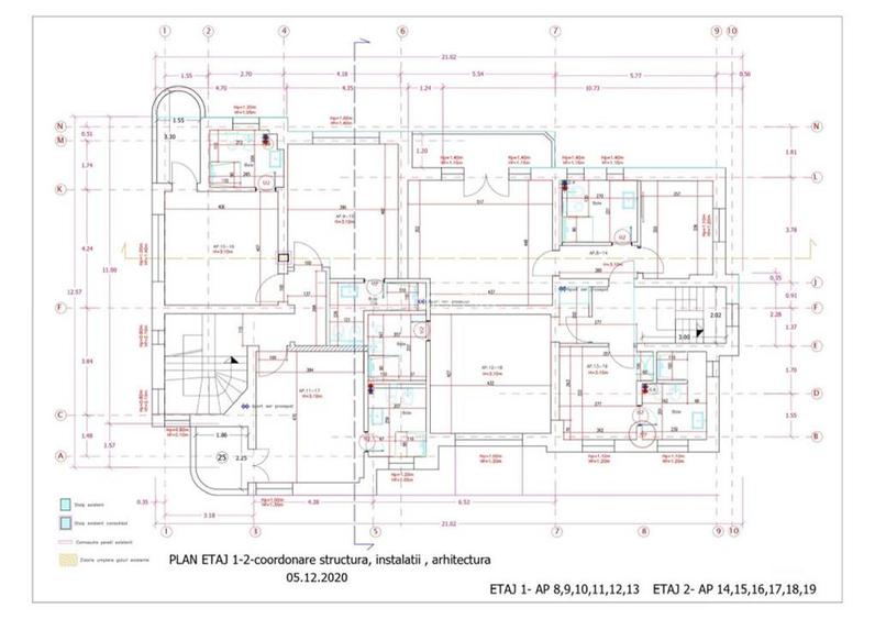 Vanzare imobil CONSOLIDAT pretabil Clinica / Spatii cazare / Birouri / Apartamen - 12