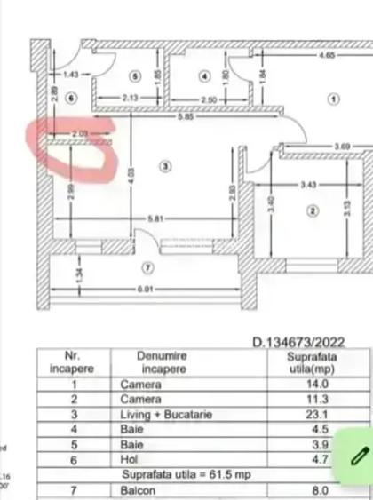 Apartament 3 camere mobilat si utilat lux | Bloc nou | Titan| Metrou I - 13