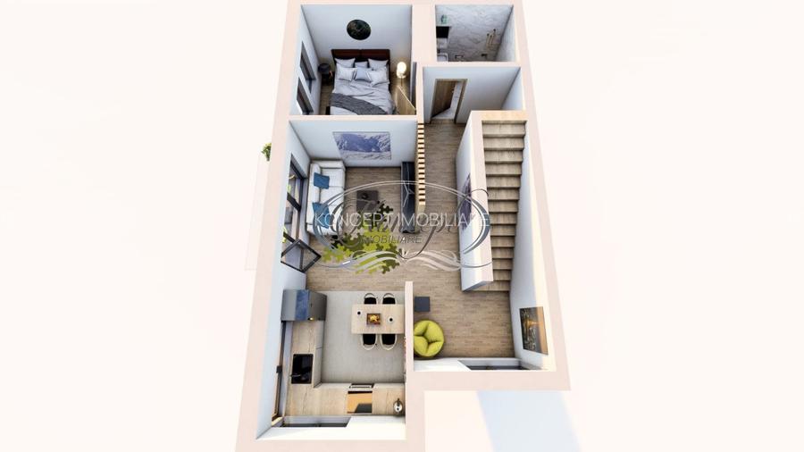 Apartament spatios cu gradina in Vila - 6