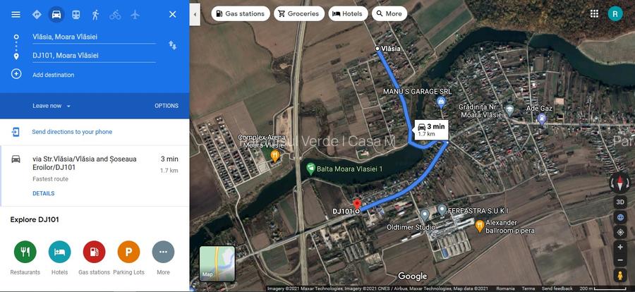 Balotesti-Moara Vlasiei | Teren 13000 mp | Nod A3 | Proprietar | Utilitati | PUZ - 4