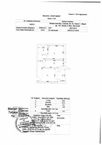 2 Camere cu Parcare subterana vis-a-vis de Auchan Titan  - 4