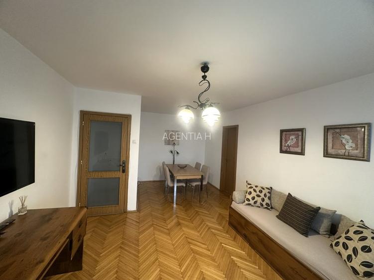 Apt 3 camere dec. Calea Victoriei, mobilat, balcon,bloc solid, vedere superba - 6