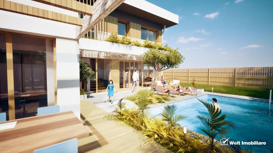 Vila cu piscina construita dupa norme nZEB si teren generos - 3