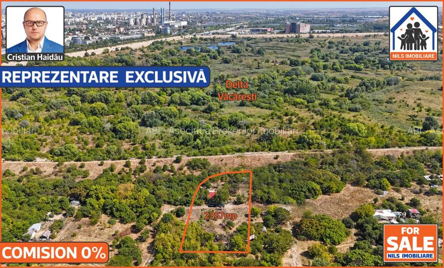 Teren 2357mp | Calea Vacaresti - Sector 4 | POT 70-80% | CUT 4,5 - 4
