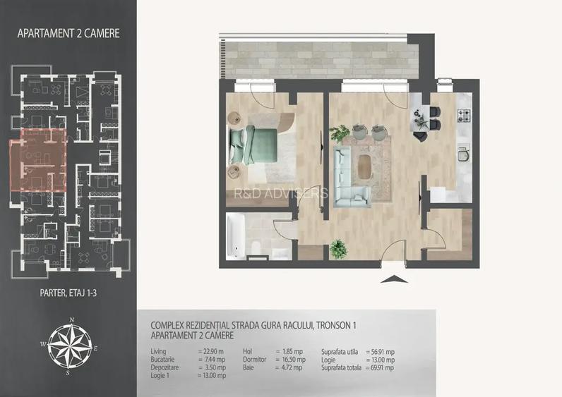 NOU Apartament 2 camere pozitionare excelenta langa metrou Dezvoltator - 5