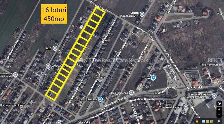 Otopeni - Loturi pentru case - Str. Constantin Brancoveanu - 0% COMISION - 2