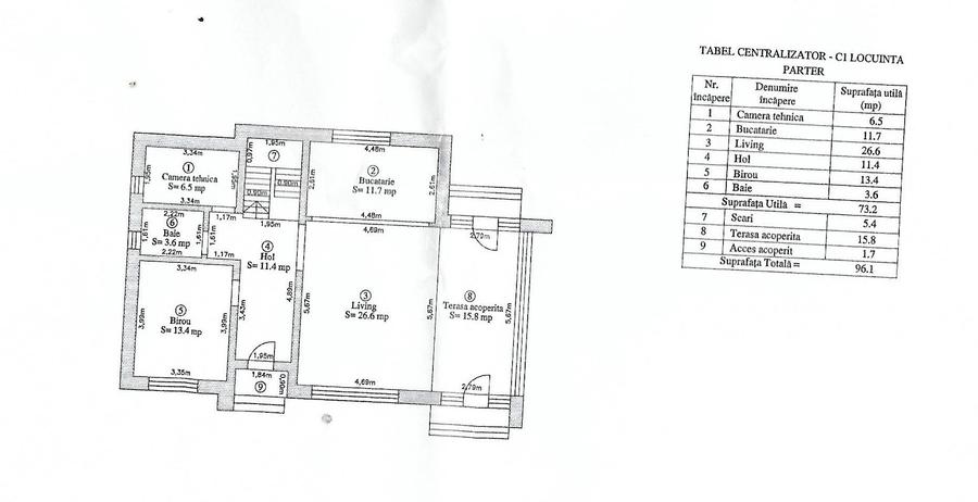 Vanzare vila nou construita P+1 si 700 mp teren in Corbeanca - 7