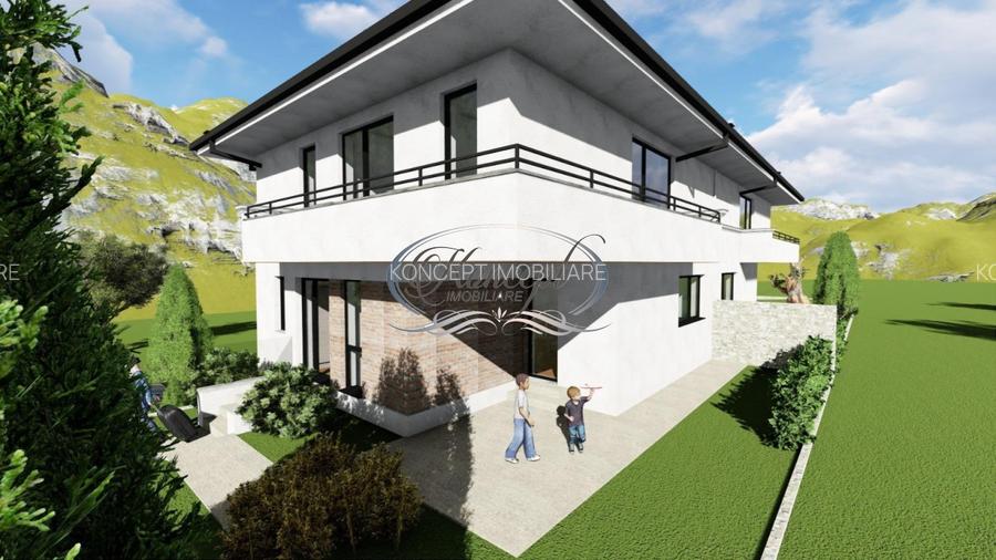 Duplex cu teren generos si panouri fotovoltaice in Dambul Rotund - 6