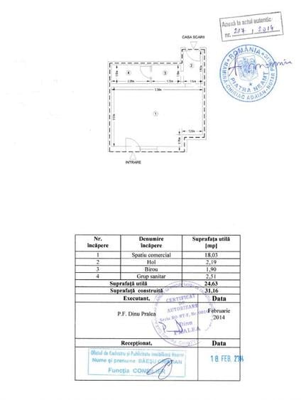 Spatiu comercial centru, renovat