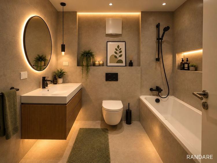 Apartament 2 camere, finisat in ansamblu Hexagon ERA Roots