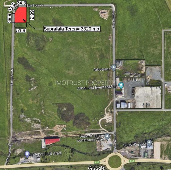 Teren de vanzare 3320 mp Arad cu PUZ si facilitați flexibile de plata - 4