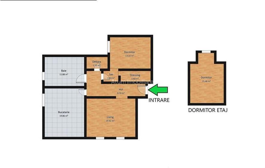 Apartament cu 3 camere decomandate in Sibiu zona Cedonia - 6