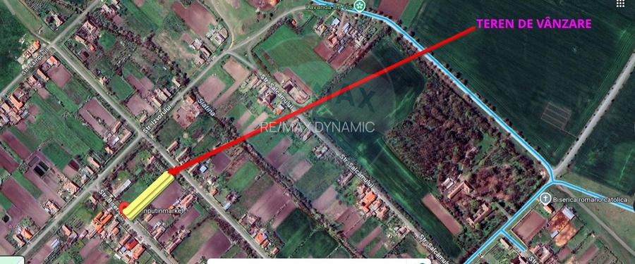 Teren intravilan de vanzare 2,209mp in loc. Manastur, jud. Arad - 2