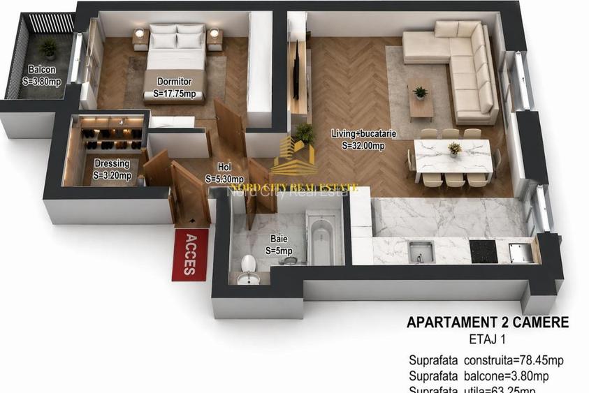 Apartament 2 camere Băneasa - Petrom City - Scoala Germana - 4