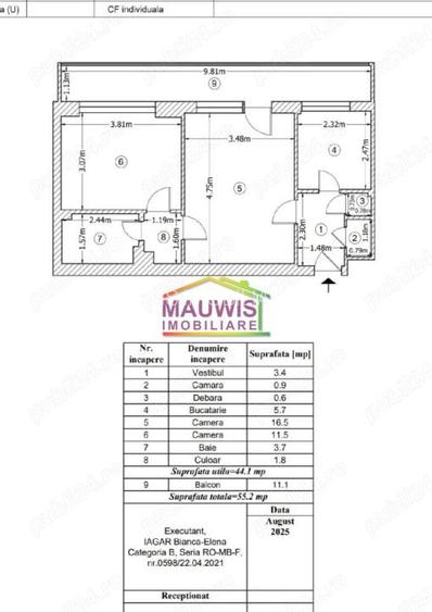 Piata Iancului / 3 min Metrou / etaj 1 / - 2