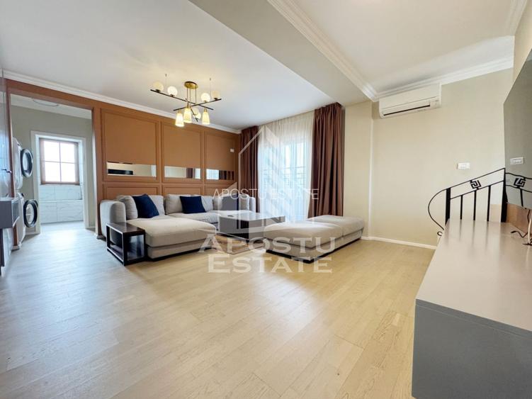 Penthouse 4 camere de vanzare, 2 bai complet mobilat si utilat - Giroc - 47