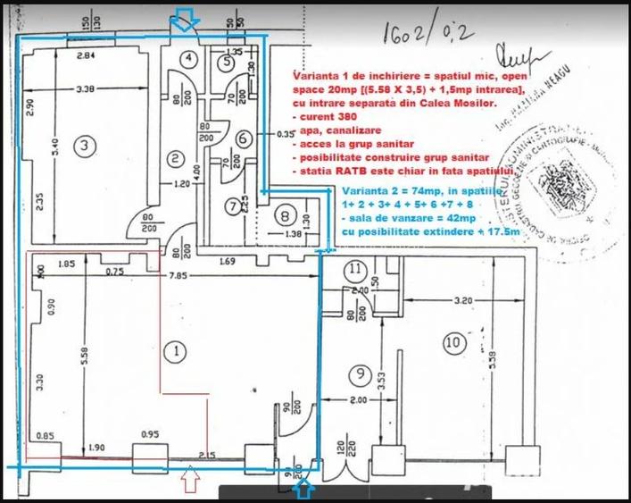 MOSILOR intersectie Carol, exact in statia RATB, 30mp OPEN, vitrina 5,4m, super - 4
