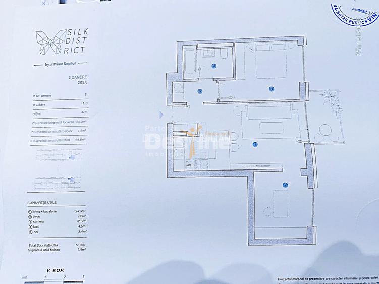 Apartament 3C 58 mp etaj intermediar + parcare Silk Distrikt - 18