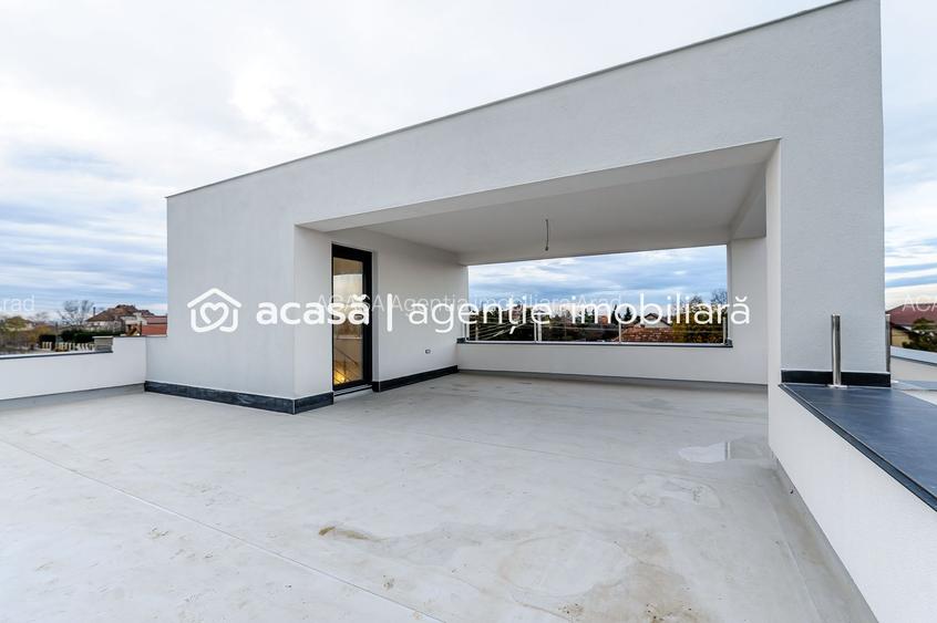 Casă nouă 2025 cu terasă rooftop – 5 camere, design modern, în Gai - 9