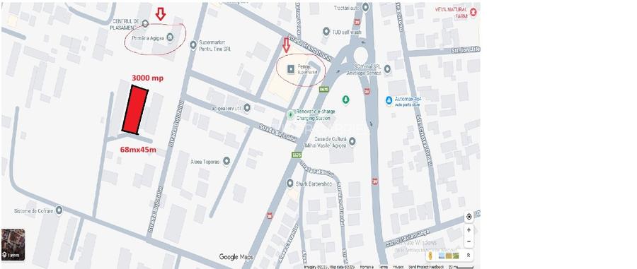 Teren intravilan 3000 mp langa primarie. Autorizat hala sau locuinte P+1. Agigea - 2
