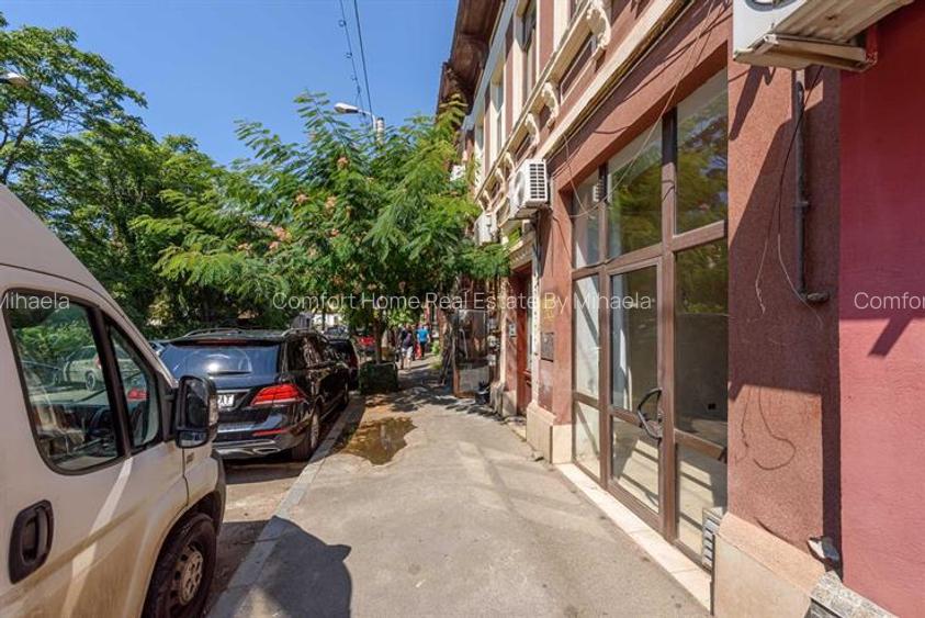 Cișmigiu Închiriez spațiu comercial stradal parter&demisol 200 mp centrală 380v - 2