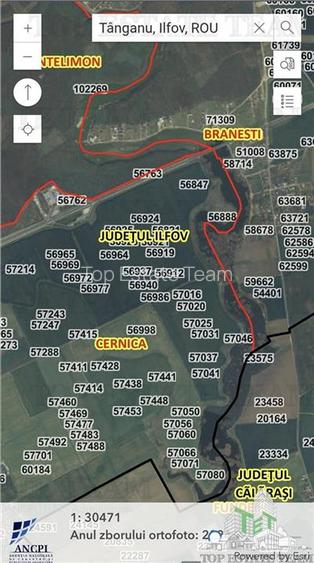 Teren extravilan 18000 mp in Tanganu - 2