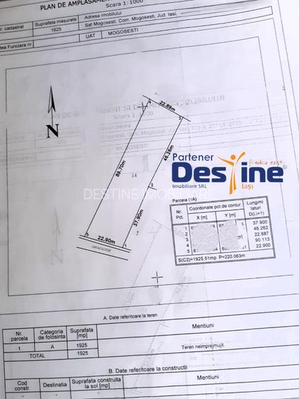 Teren intravilan 1925 mp cu certificat de urbanism si utilitati Mogosesti - 5