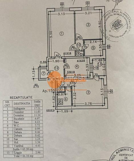 Apartament 3 Camere Zona Uverturii- Centrala Termica - 6