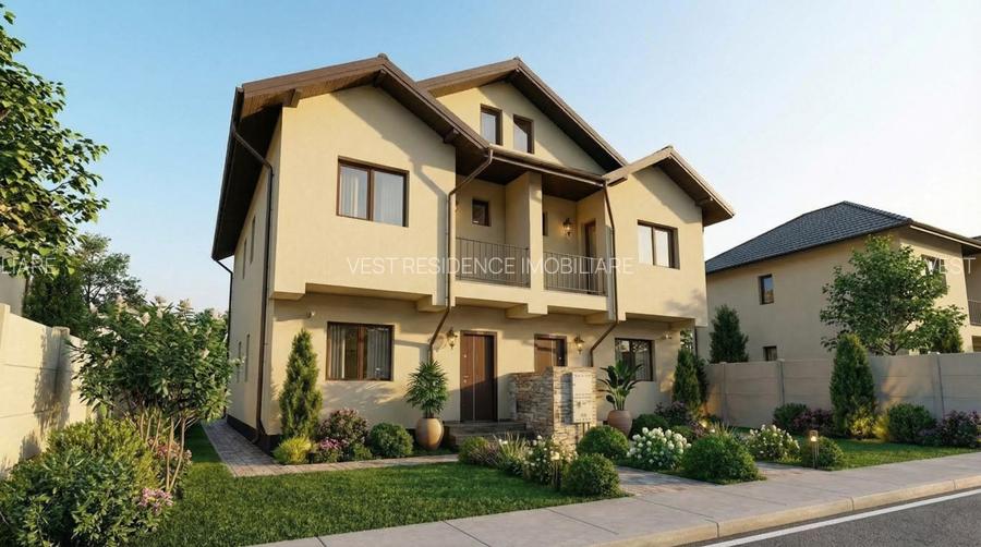 Ansamblu privat de case individuale unite, 4 camere, Comision 0 - 10